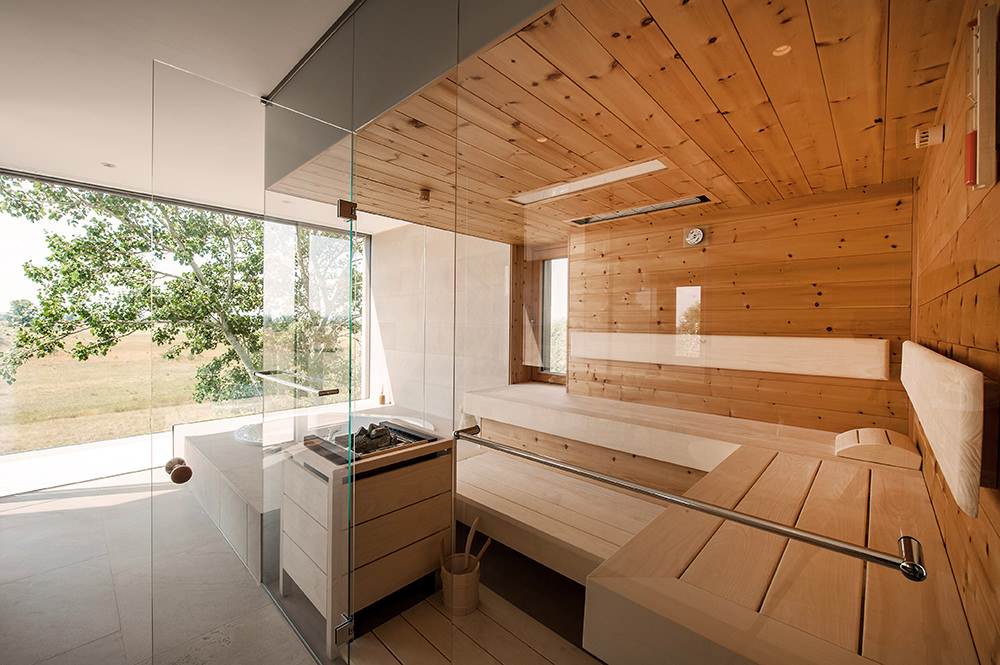 Wellness Sauna Architektenvilla